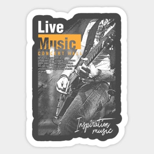 live music Sticker